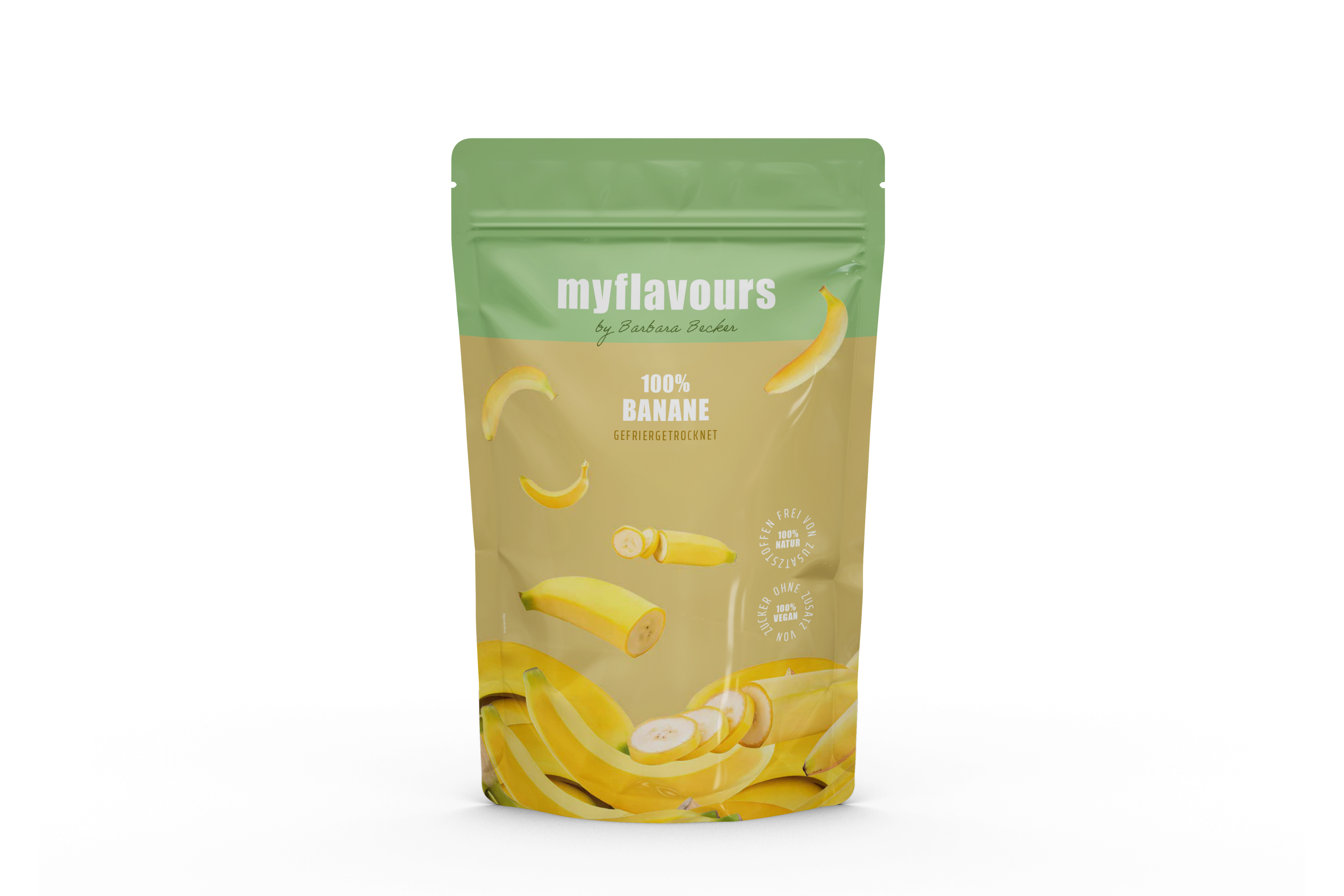 Gefriergetrocknete Früchte Banane